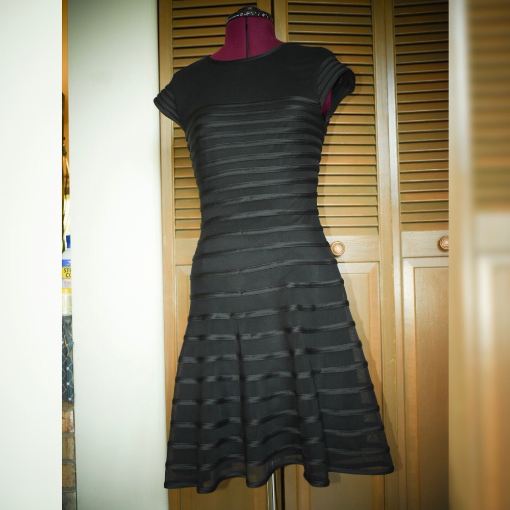 Black Betsy & Adam A-Line Dress
